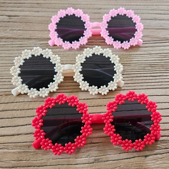 Girls Flower Sunglasses Bundle New - Picture 1 of 3